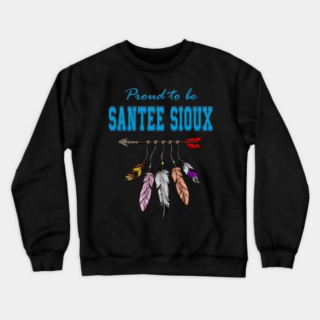 Arrows And Feathers Native Indian Santee Sioux Crewneck Sweatshirt by Jeremy Allan Robinson